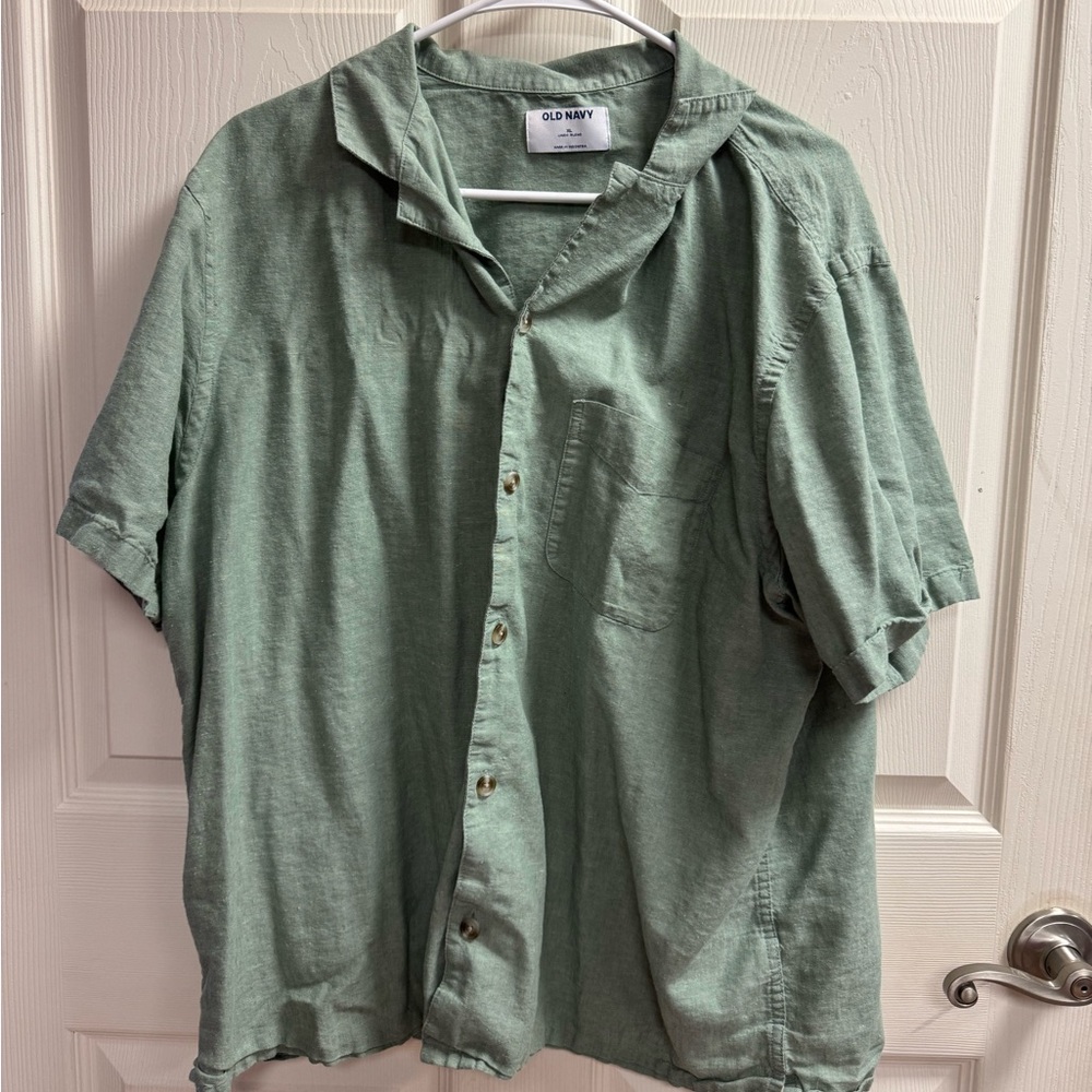old navy button up